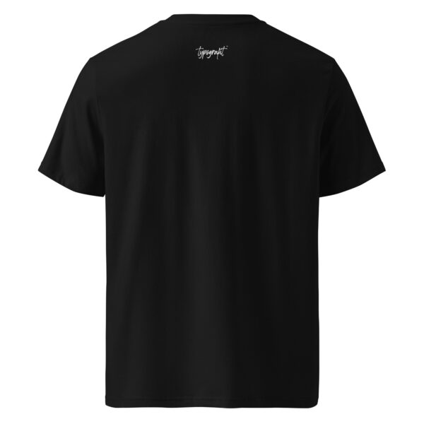 ZEN - Organic Cotton T-Shirt / Embroidery (black) - Image 4